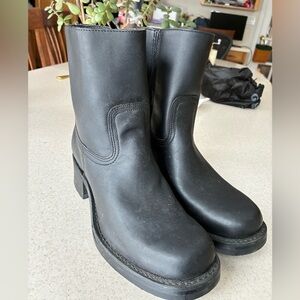 Frye Black Leather Women's Boots